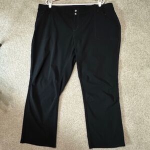 Kuhl Strattus Trail Pants Quick Dry Ripstop Black Women's 22W Inseam 29" EUC